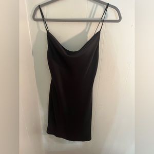 Black Urban Outfitters Cowell Neck Dress